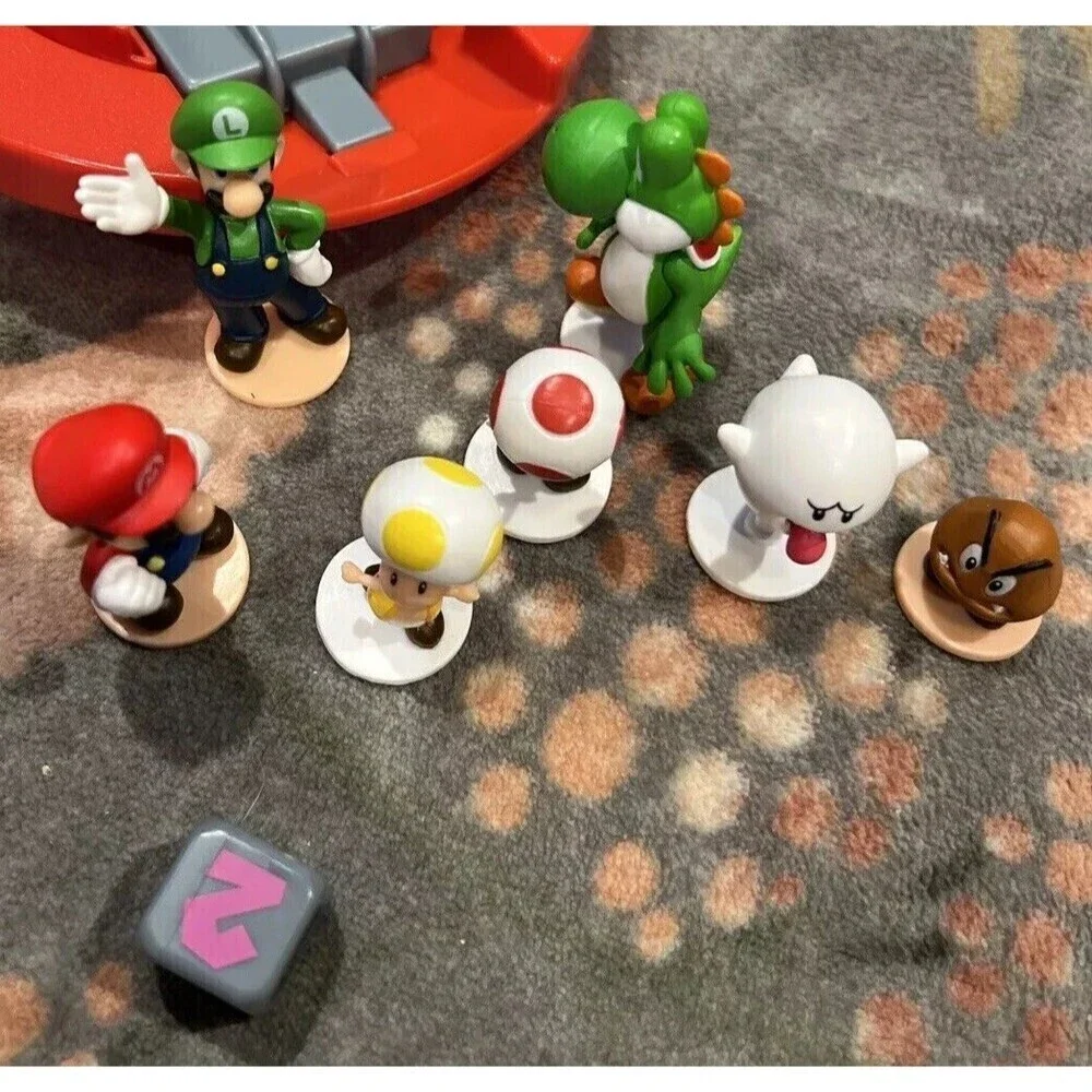 Super Mario Blow Up Shaky Tower Balancing Game Replacement Figure Toy Parts Lot